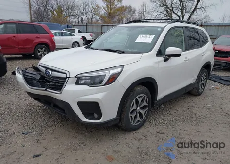 2021 Subaru Forester Premium from USA, damaged, VIN JF2SKAJC0MH578917